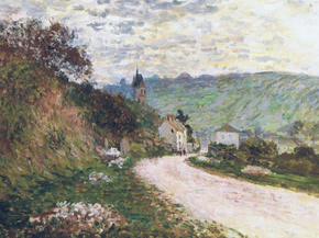 Monet Claude | Клод Моне - Дорога в Ветеуиле, 1878