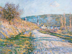 Monet Claude | Клод Моне - Дорога в Ветеуил, 1880