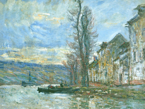 Monet Claude | Клод Моне - Сена в Лавакурте, зима, 1879 Monet Claude | Клод Моне - Сена в Лавакурте, зима, 1879