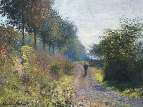 Monet Claude | Клод Моне - Закрытый путь, 1873