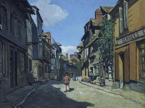 Monet Claude | Клод Моне - Улица Баволль в Хонфлере, 1864 Monet Claude | Клод Моне - Улица Баволль в Хонфлере, 1864