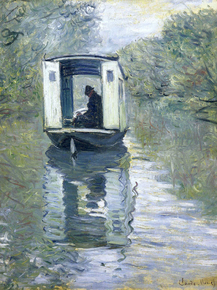 Monet Claude | Клод Моне - Студийная лодка, 1876 Monet Claude | Клод Моне - Студийная лодка, 1876