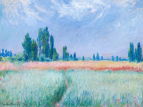 Monet Claude | Клод Моне - Пшеничное поле, 1881