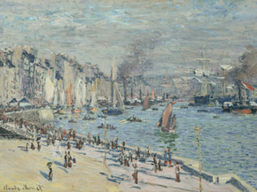 Monet Claude | Клод Моне - Вид на старую внешнюю гавань, 1874