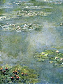 Monet Claude | Клод Моне - Водяные лилии, 1907