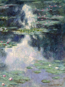 Monet Claude | Клод Моне - Водяные лилии, 1907