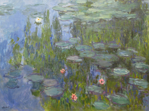Monet Claude | Клод Моне - Водяные лилии, 1915