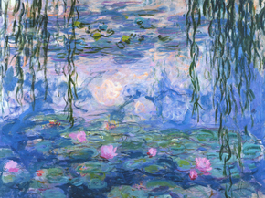 Monet Claude | Клод Моне - Водяные лилии, 1916