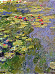 Monet Claude | Клод Моне - Водяные лилии, 1919