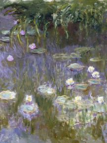 Monet Claude | Клод Моне - Водяные лилии, 1922
