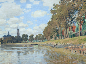 Monet Claude | Клод Моне - Заандам, 1871