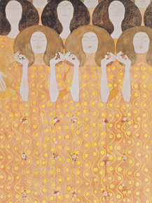 Gustav Klimt | Густав Климт - Бетховен Фриз, Деталь, 1902