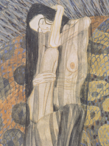 Gustav Klimt | Густав Климт - Бетховен Фриз, Деталь, 1902