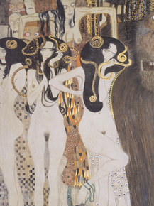 Gustav Klimt | Густав Климт - Бетховен Фриз, Деталь, 1902