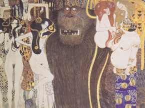 Gustav Klimt | Густав Климт - Бетховен Фриз, Деталь, 1902