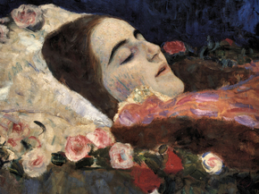 Gustav Klimt | Густав Климт - Риа Мунк на своем смертном одре, 1912