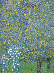 Gustav Klimt | Густав Климт - Розовые кусты под деревьями, 1905 Gustav Klimt | Густав Климт - Розовые кусты под деревьями, 1905