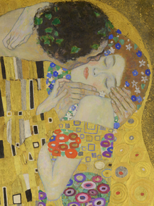 Gustav Klimt - The Kiss, 1907-08 | Густав Климт - Поцелуй