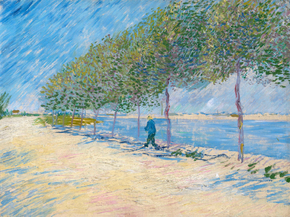 Van Gogh | Ван Гог - Вдоль Сены, 1887
