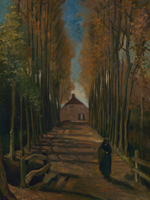 Van Gogh | Ван Гог - Аллея Тополей, 1884