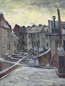 Van Gogh | Ван Гог - Задворки старых домов, 1885