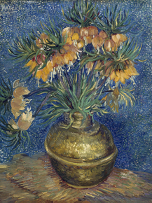 Van Gogh | Ван Гог - Фритиллярии в бронзовой вазе, 1886