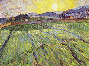 Van Gogh | Ван Гог - Огороженное поле, 1889