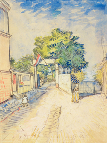 Van Gogh | Ван Гог - Вход в Мулен, 1887 Van Gogh | Ван Гог - Вход в Мулен, 1887