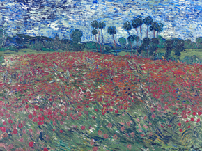 Van Gogh | Ван Гог - Поля с маками, 1890