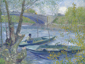Van Gogh | Ван Гог - Рыбалка весной, 1887