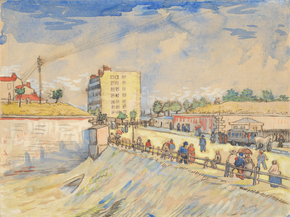 Van Gogh | Ван Гог - Ворота в парижской стене, 1887