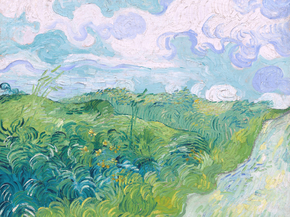 Van Gogh | Ван Гог - Зеленые пшеничные поля, 1890