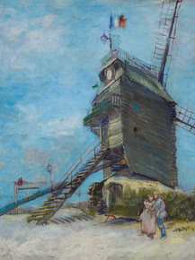 Van Gogh | Ван Гог - Мельница, 1886