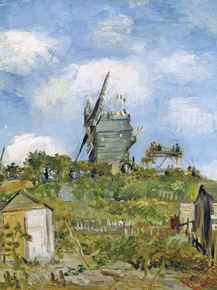 Van Gogh | Ван Гог - Мельница, 1886