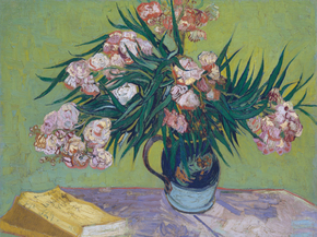 Van Gogh | Ван Гог - Кувшин майолики с ветвями, 1888