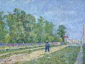 Van Gogh - Man with Spade in a Suburb, 1887 | Ван Гог