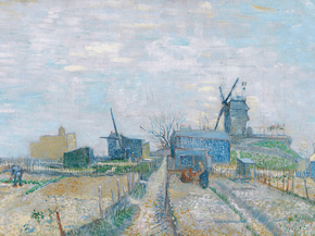Van Gogh | Ван Гог - Монмартр, Мельницы, 1887