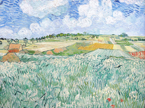 Van Gogh | Ван Гог - Равнина возле Овера, 1890