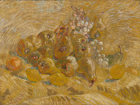 Van Gogh | Ван Гог - Айва, лимоны, груши и виноград, 1887