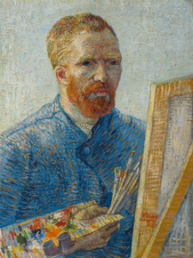 Van Gogh | Ван Гог - Автопортрет в образе художника, 1888 Van Gogh | Ван Гог - Автопортрет в образе художника, 1888