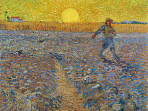 Van Gogh - Sower with Setting Sun, 1888 | Ван Гог