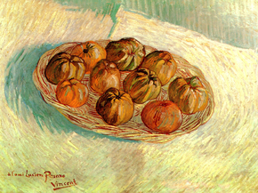 Van Gogh | Ван Гог - Натюрморт с корзиной, 1887