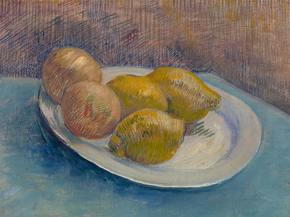 Van Gogh | Ван Гог - Натюрморт с лимонами на тарелке, 1887