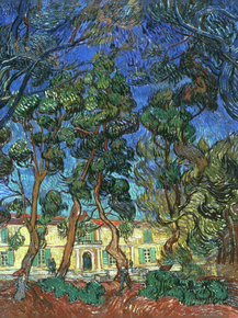 Van Gogh - The Grounds of the Asylum, 1889 | Ван Гог
