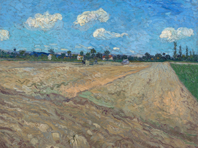 Van Gogh | Ван Гог - Вспаханное поле, 1888