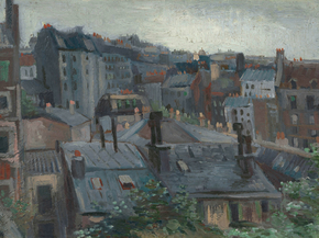 Van Gogh | Ван Гог - Вид из студии Винсента, 1886