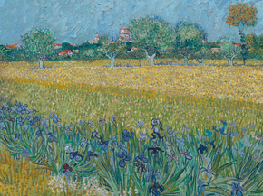 Van Gogh | Ван Гог - Вид на Арль с ирисами, 1888 Van Gogh | Ван Гог - Вид на Арль с ирисами, 1888