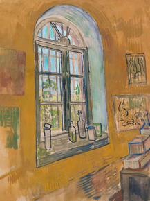 Van Gogh | Ван Гог - Окно в студии, 1889