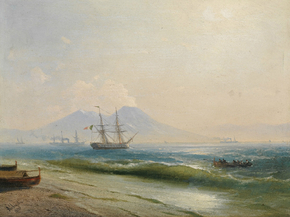 Aivazovsky Ivan | Айвазовский Иван - Вид Везувия, 1878