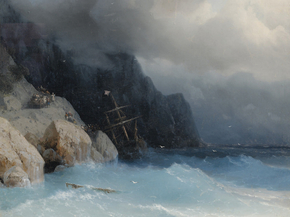 Aivazovsky Ivan | Айвазовский Иван - Выжившие в кораблекрушении